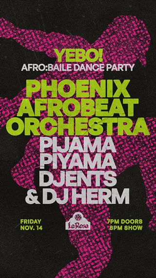 Image: YEBO! AFRO:BAILE Fest with Phoenix Afrobeat Orchestra